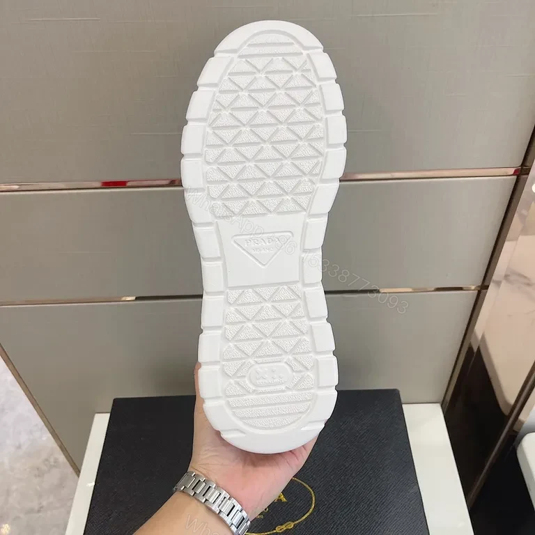 View 4 of Bold Contrast Prada-Inspired Sneakers: All-Day Comfort