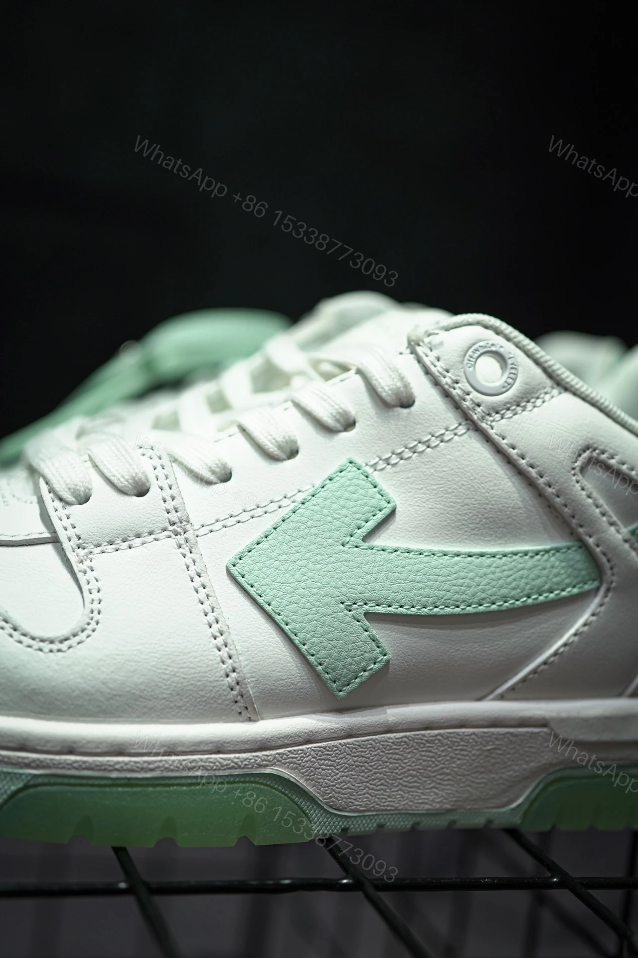 View 4 of OFF-WHITE Out Of Office White Light Green