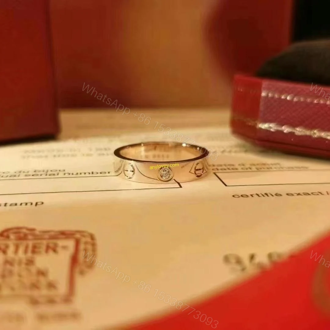 View 2 of Cartier Love Wedding Band 1 Diamond B4056152