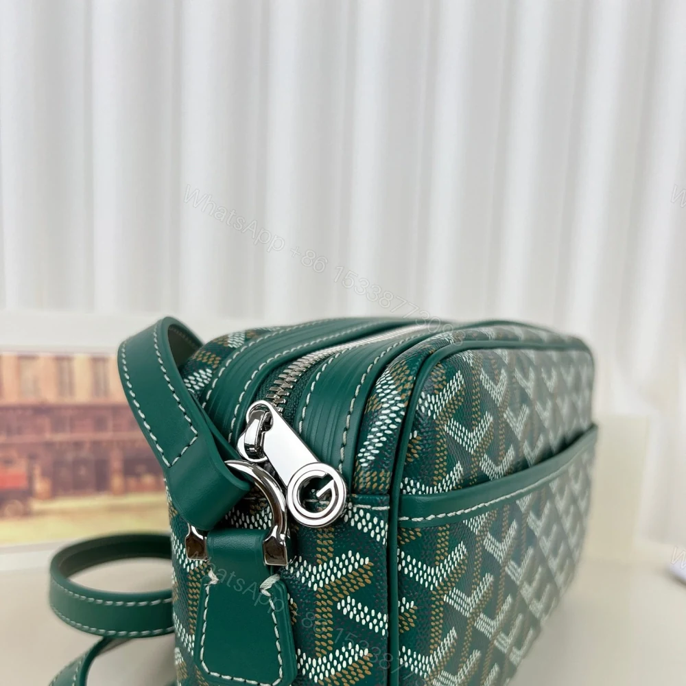 View 3 of 高仿Goyard*CAPVEP3相機郵差包綠色小號免檢版