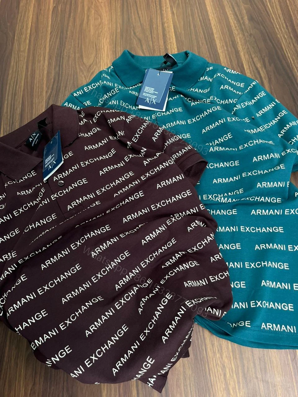 View 4 of First Copy Armani Exchange Store Article – Premium Collar Neck T-Shirt