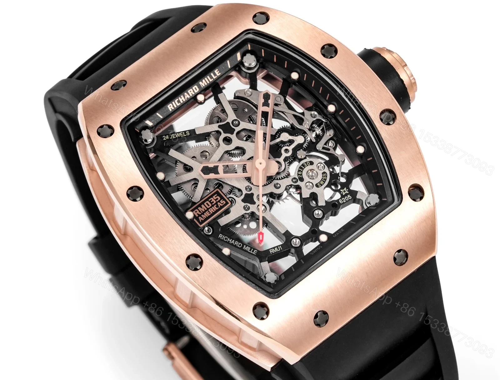 View 3 of Richard Mille RM035 Big Bull RMUL1 NTPT Carbon Fiber RM035-BIGBULL-RMUL1-NTPT-VELCRO