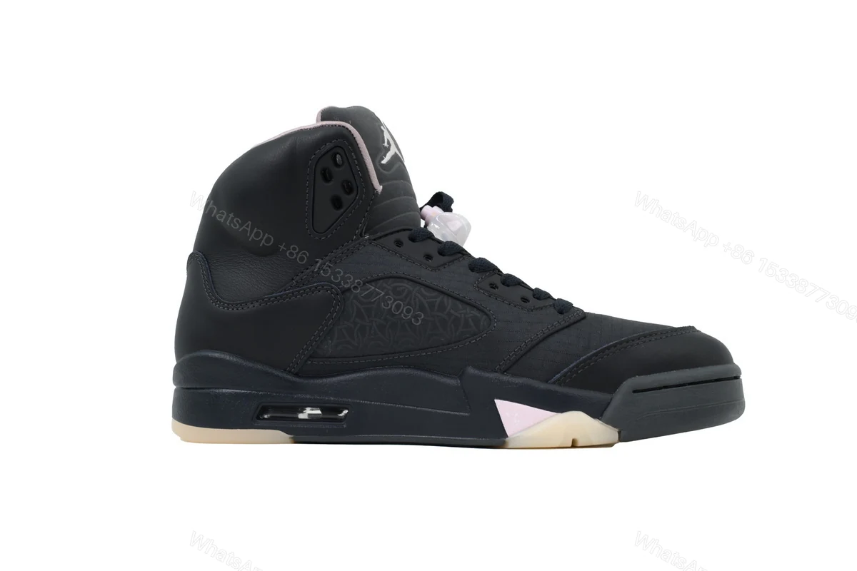 View 6 of Paris Saint-Germain x Air Jordan 5 Retro 'Off Noir' HQ3004-001