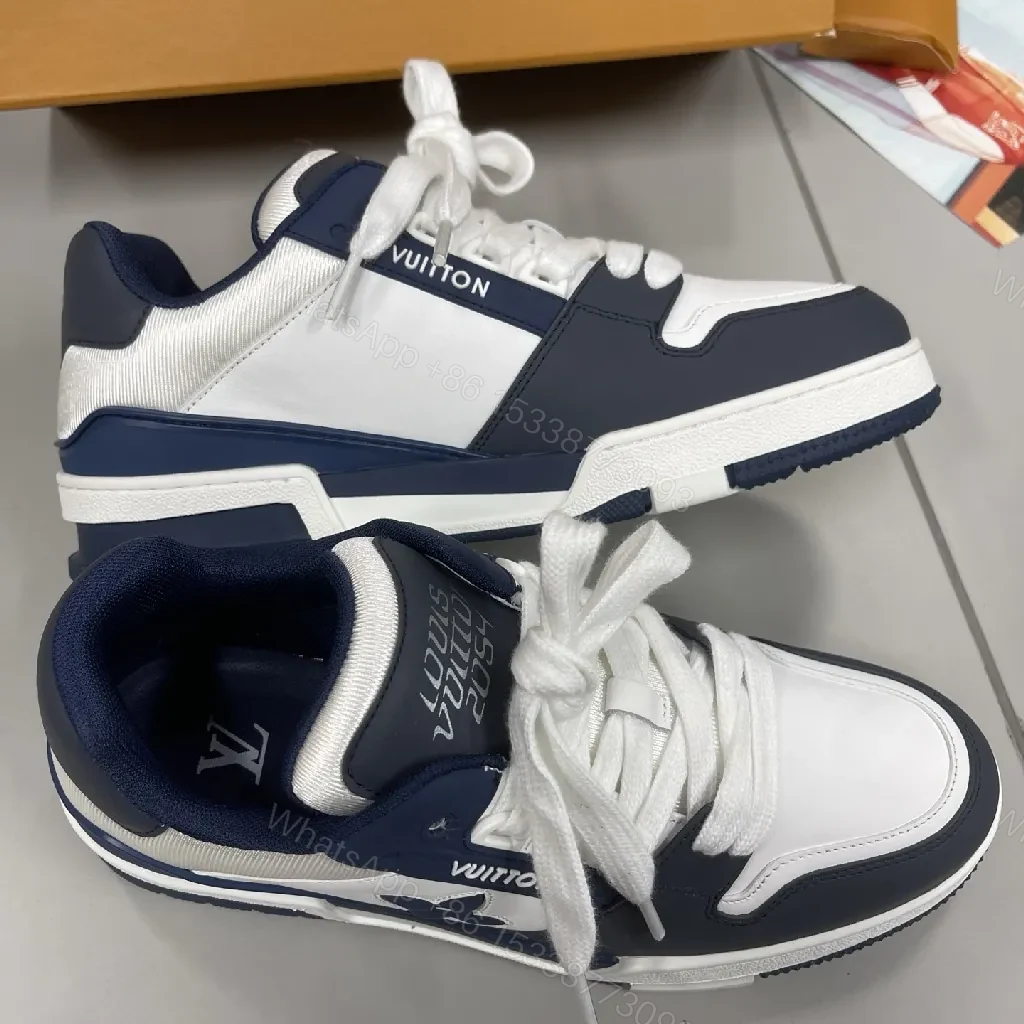 View 5 of Bold Contrast High-Top Sneaker: Luxe Designer-Inspired Comfort