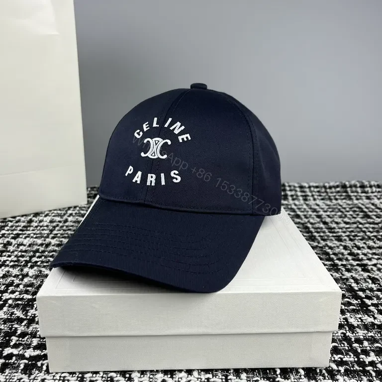 View 2 of Neutral Beige Celine Paris Cap: Signature Monogram, All-Day Comfort