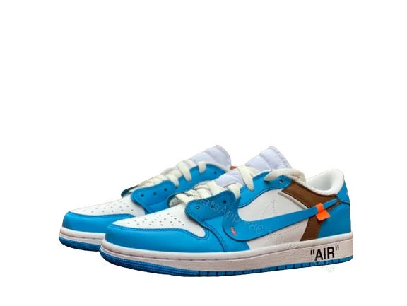 View 7 of (OG)Off White x Air Jordan 1 low “UNC”ZC0790-148