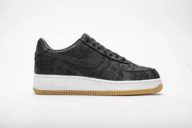View 2 of Fragment Clot x Nike Air Force 1 PRM Black CZ3986-001