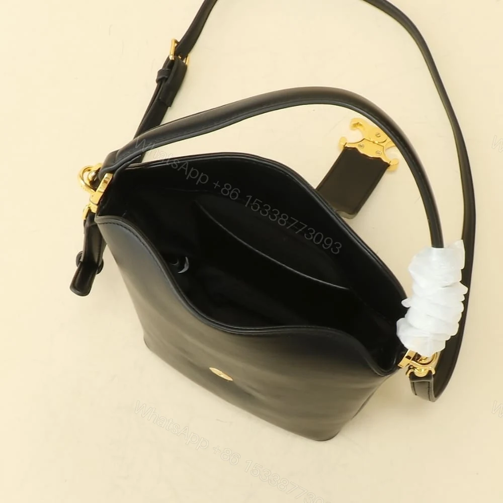 View 5 of CELINE MINI BUCKET LOUISE IN SMOOTH BLACK 15CM 10N473GHJ 38NO