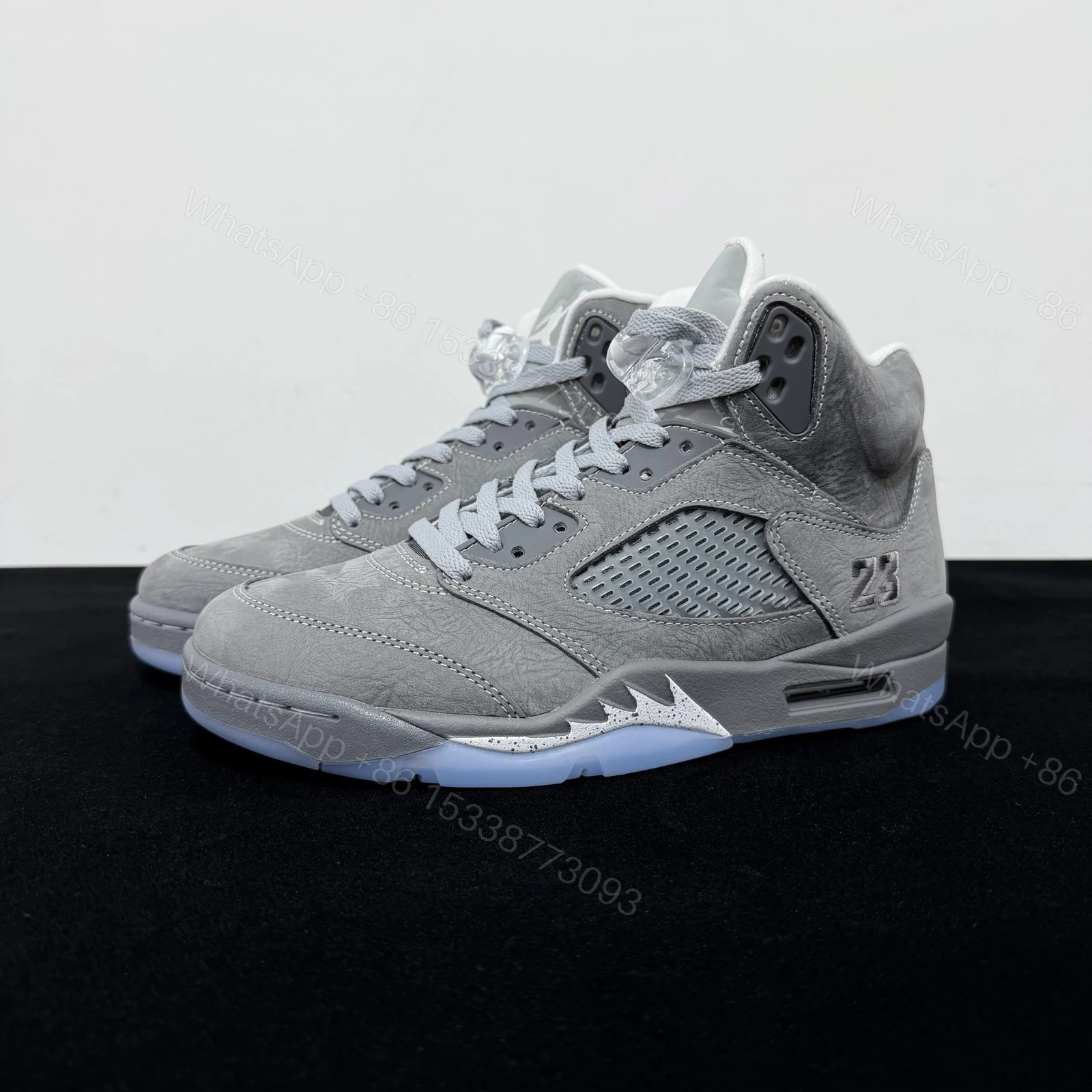 View 8 of Air Jordan 5 Wolf Grey Reps