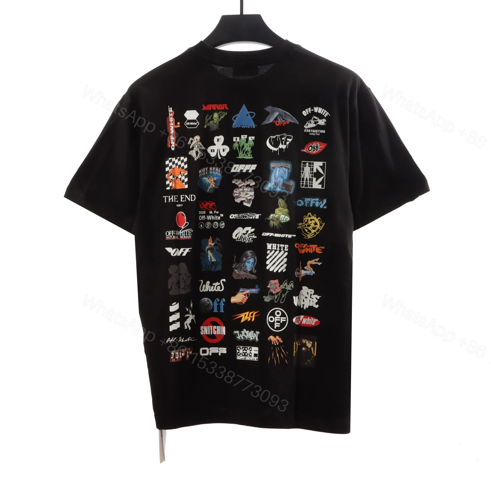 Off-White Multiple Logos Black T-Shirt — view 1