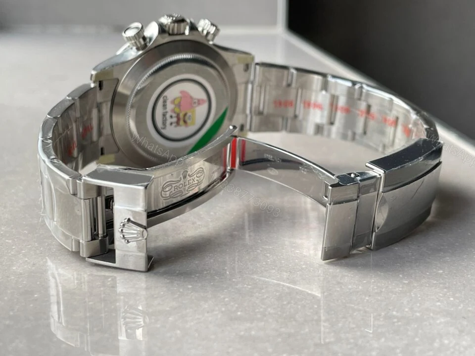View 9 of Rolex Daytona 116500 DAYTONA 1:1 Best Edition CF 904L SS Case and Bracelet White Dial Silver bezel SA4130
