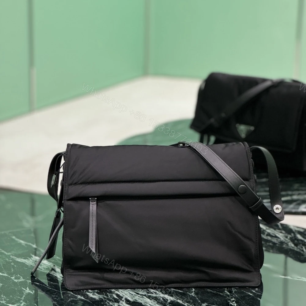 View 4 of Prada Re Nylon Large Padded Shoulder Bag Black 30Cm