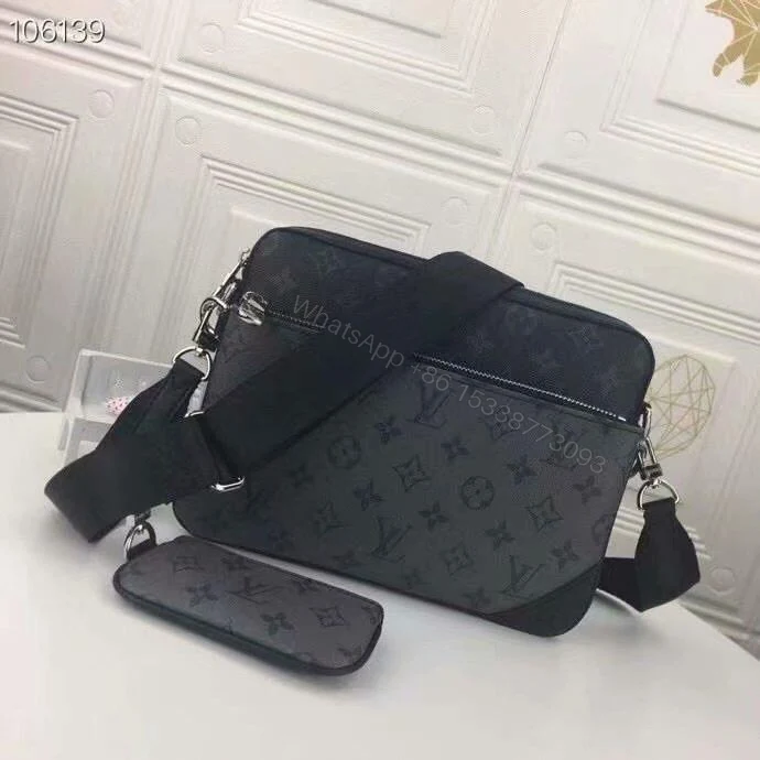 View 3 of Louis Vuitton Bags Louis Vuitton Shoulder Bag Monogram Eclipse Trio M69443