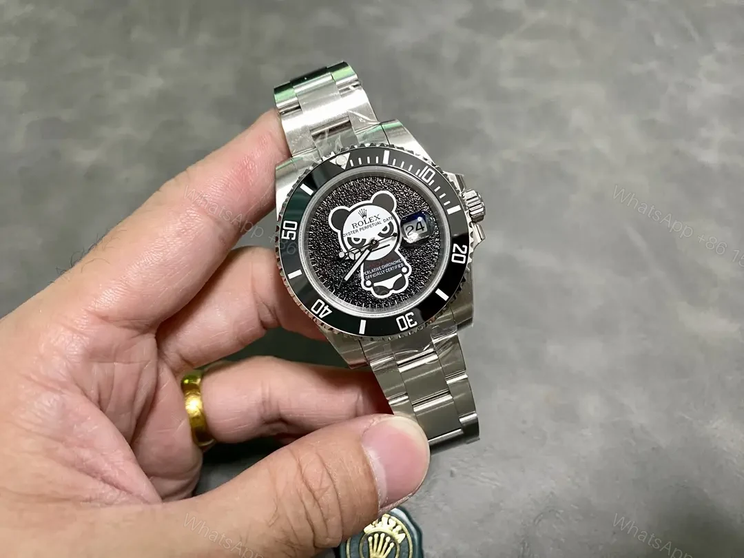View 4 of Best Rolex Blaken Panda Water Ghost replica 40MM Silver Oyster Bracelet Edition RG-BLAKEN-PANDA-WATERGHOST-OYSTER-40