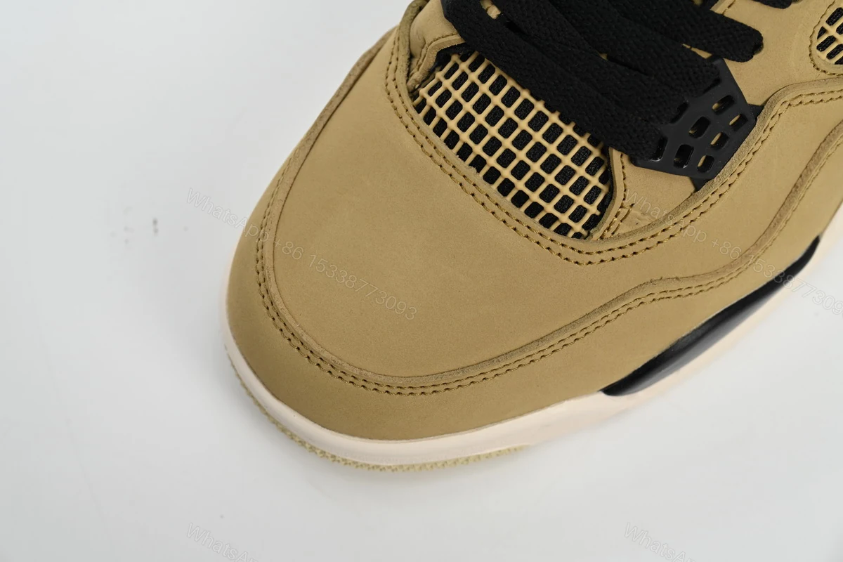 View 4 of Air Jordan 4 Retro Fossil (W) AQ9129-200