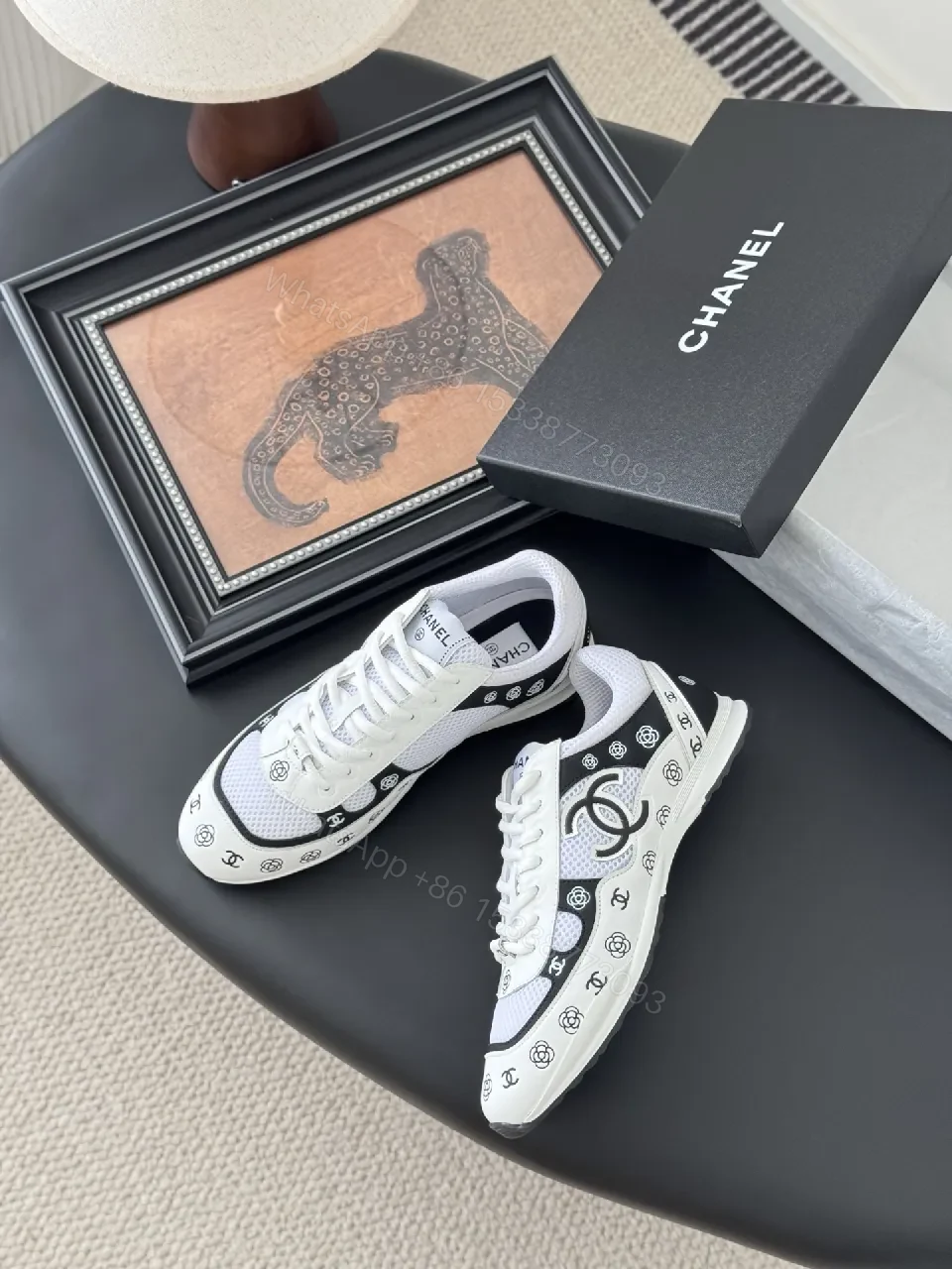 Monochrome Luxe Sneakers: Premium Comfort, Couture-Inspired Feeling — view 1