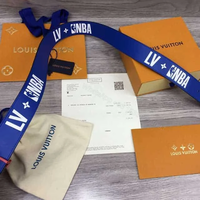 View 4 of LOUIS VUITTON X NBA 3 STEPS 40MM REVERSIBLE MONOGRAM CANVAS BELT – B82