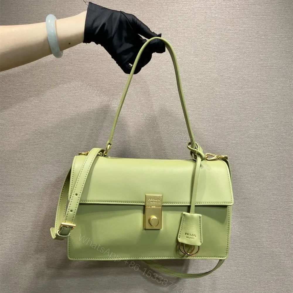 View 10 of 高仿Prada*SoftSound系列1BN023斜挎包綠色中號免檢版