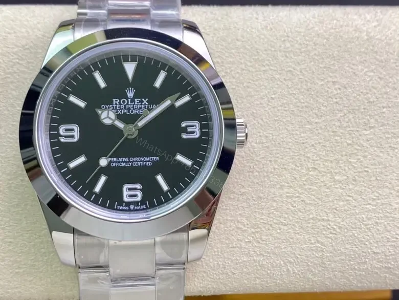 Rolex Explorer 41mm Stainless Steel Automatic Watch RLX-EXP-41-SS — view 1