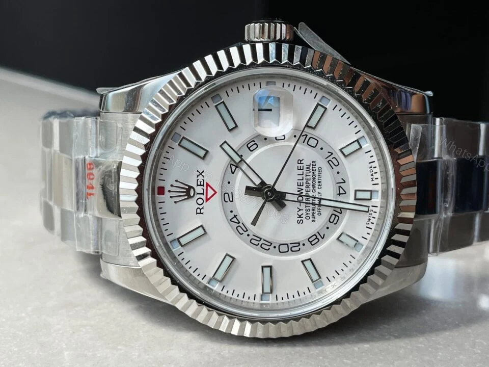 View 3 of Noob FACTORY 1:1 Rolex Sky-Dweller 326934 SS Best Edition White Dial A23J