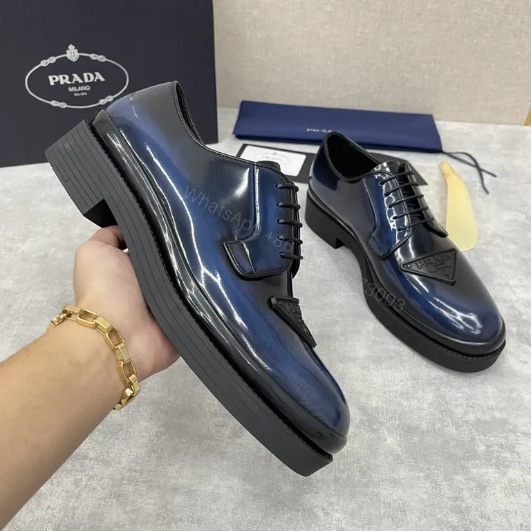 View 6 of Navy Patent Derby â€” Classic Style, All-Day Comfort Derby
