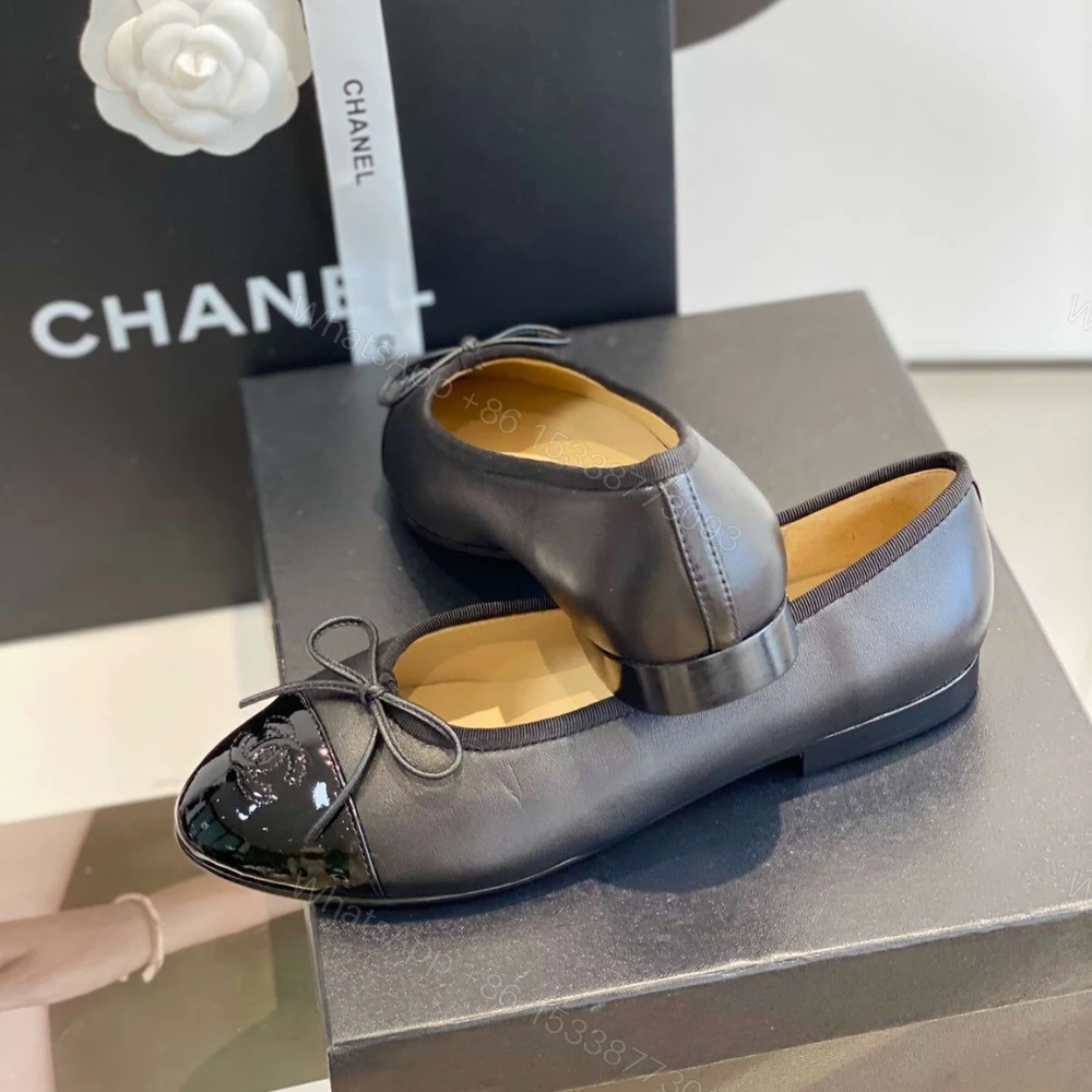 View 4 of Chanel Ballet Flats Black