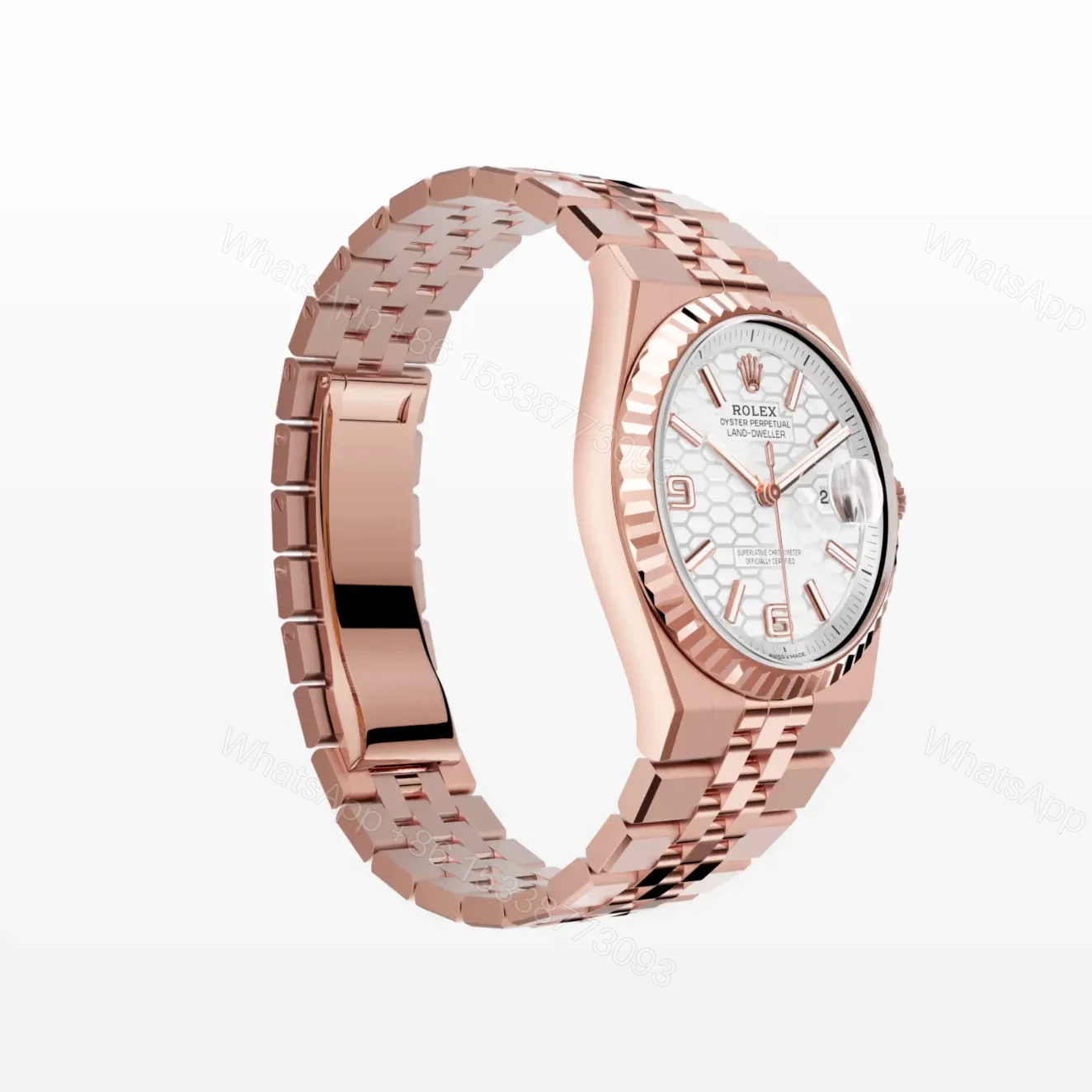 View 8 of Rolex Land-Dweller 36 mm Everose gold (2025)