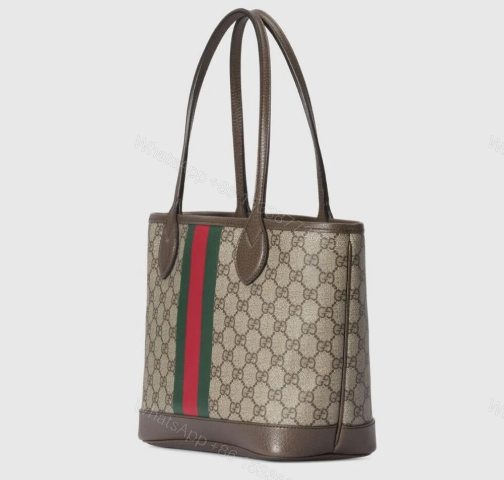 View 3 of Gucci Ophidia Small Tote Bag Beige And Ebony GG 25Cm