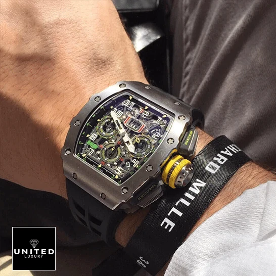 View 9 of Richard Mille Titanium Replica