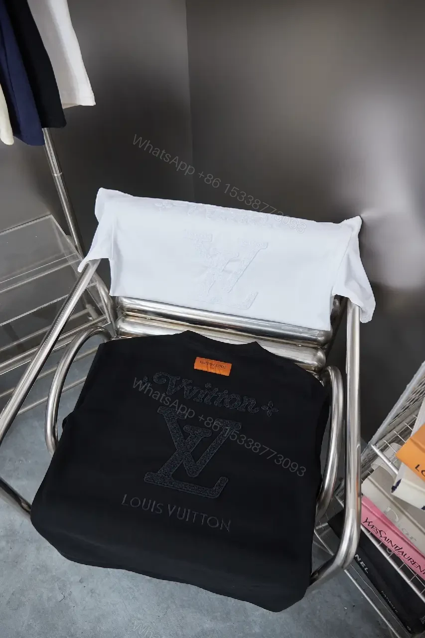 View 9 of Dark Luxury T-Shirt with Embroidered Logo - Premium Everyday Tee