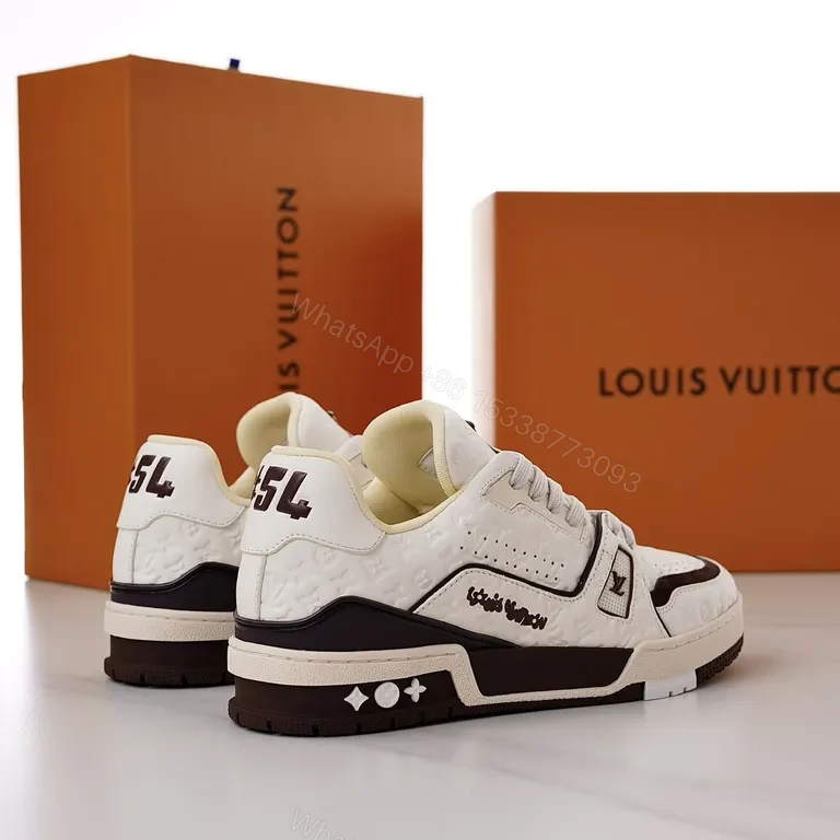 View 9 of Louis Vuitton Monogram Leather Sneaker â€“ Luxe Streetwear Comfort