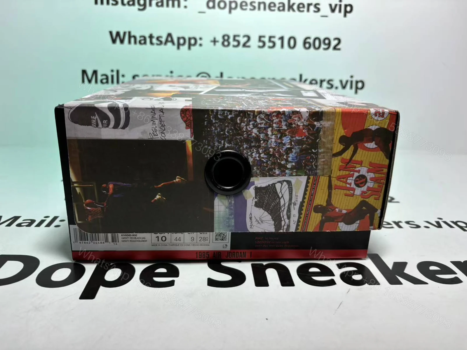 View 3 of Union LA x Air Jordan 1 Retro High OG SP 'Chicago Shadow' HV8563-600