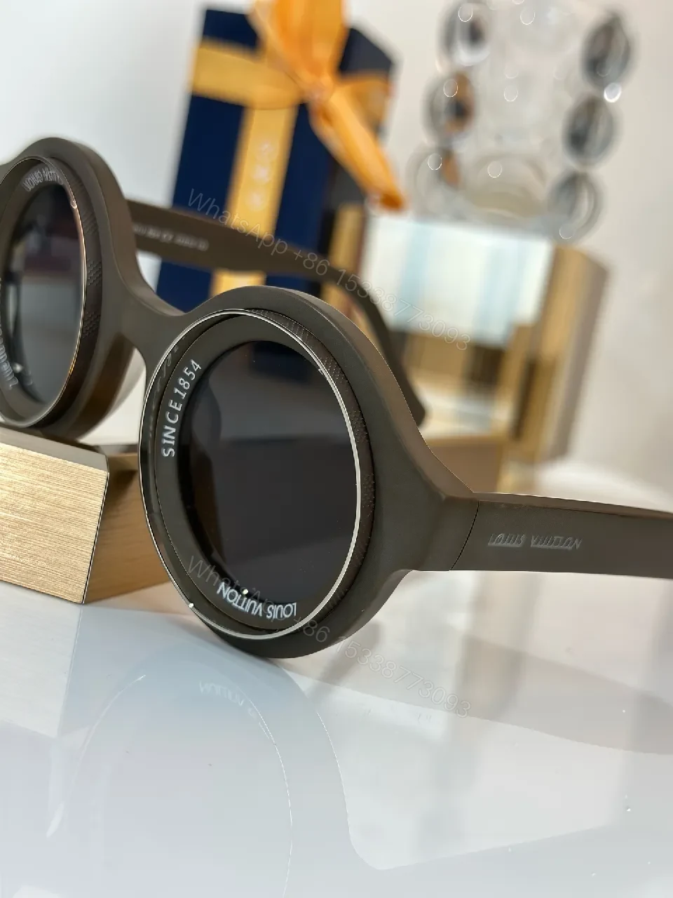 View 6 of Matte Shield Sunglasses – Bold Rectangular, All-Day Comfort