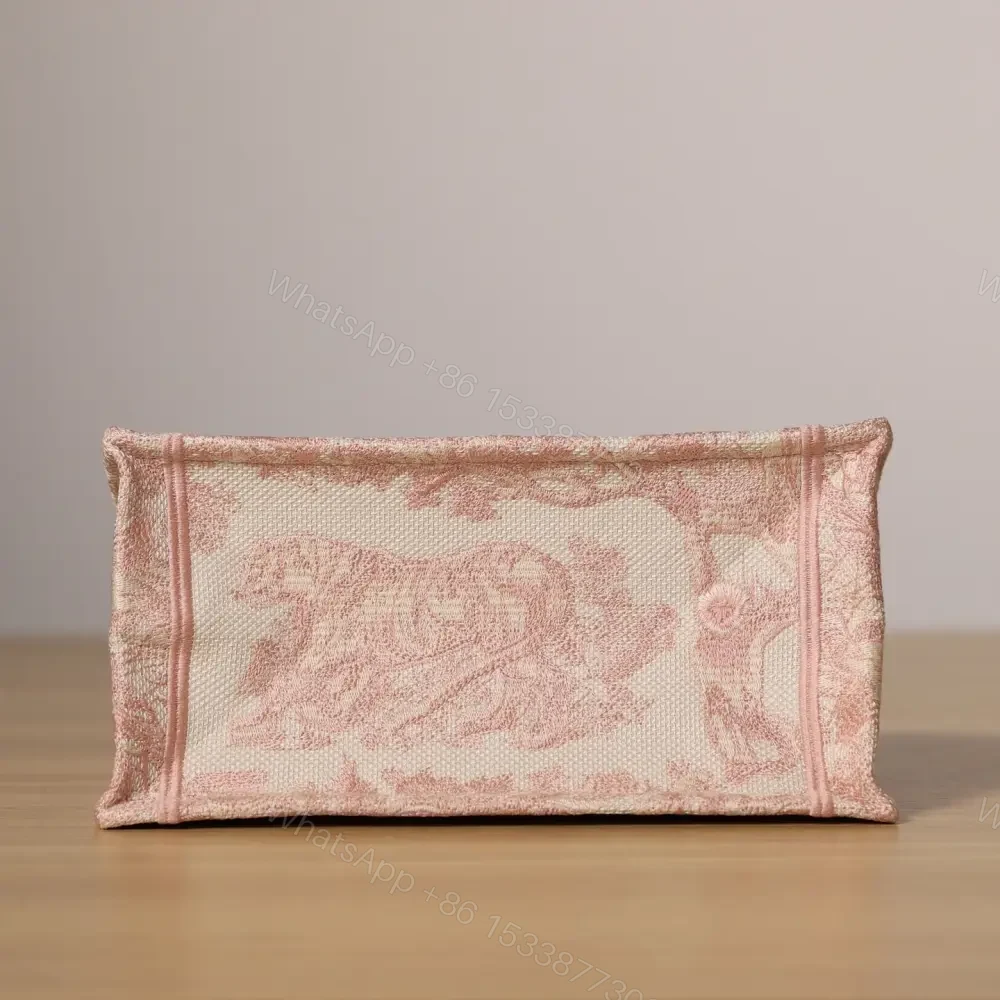View 5 of 高仿Dior*BookTote系列粉色茹伊手袋