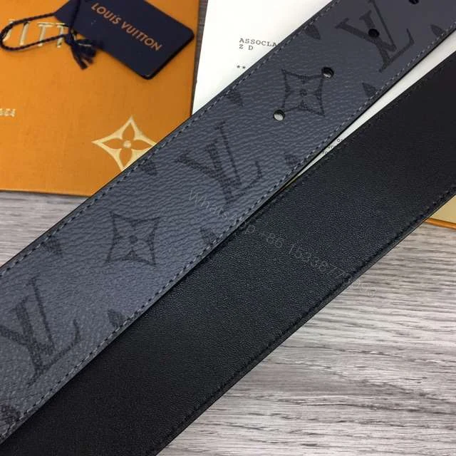 View 4 of LOUIS VUITTON INITIALES 40MM REVERSIBLE MONOGRAM CANVAS BELT – B86