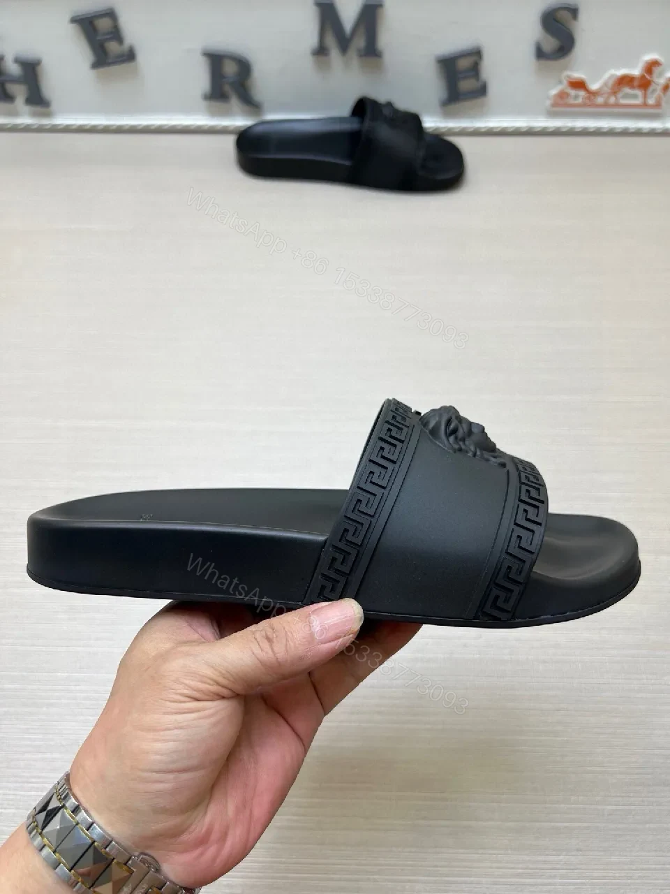 View 3 of Monochrome Minimalist Slide with Luxe Detailing