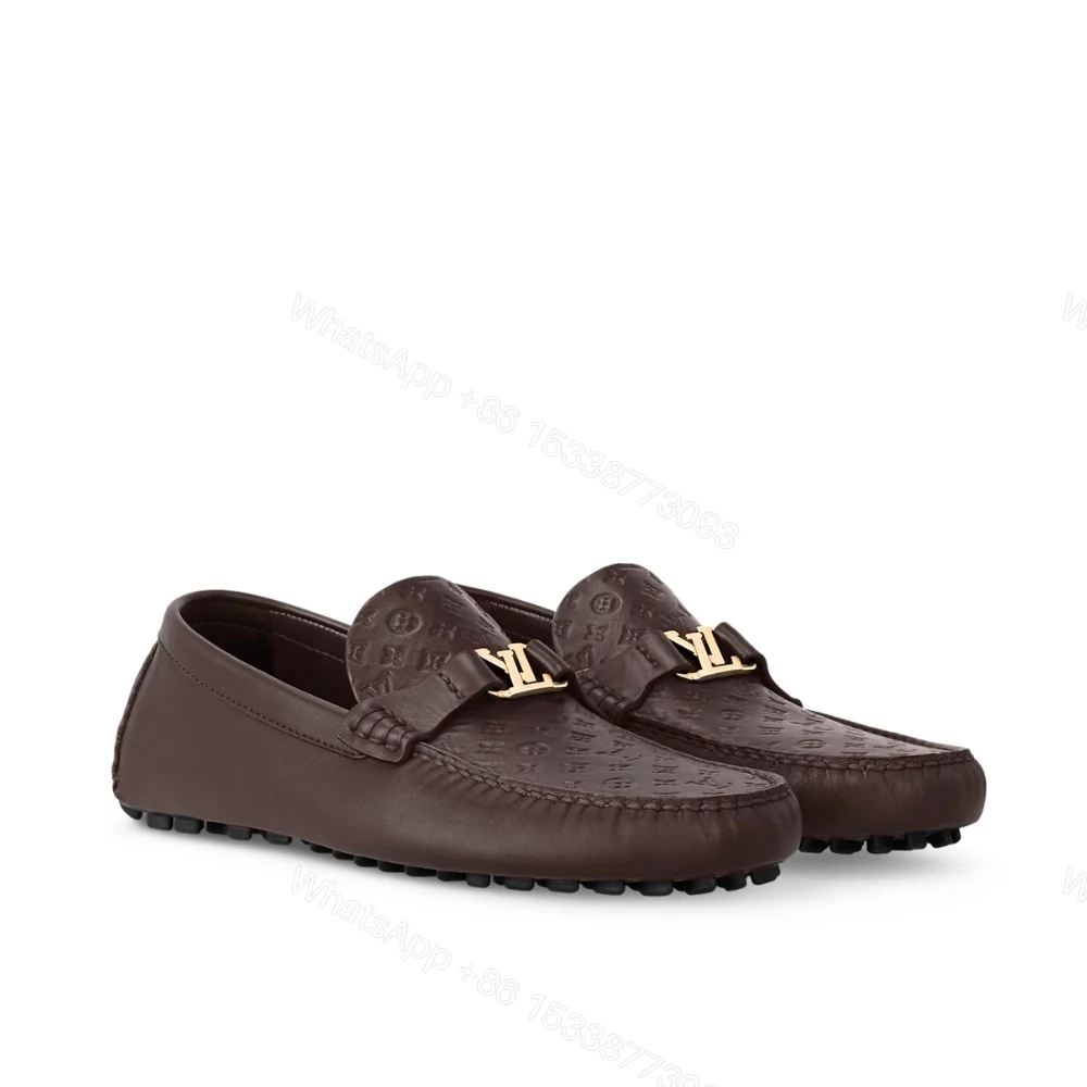 Louis Vuitton LV Silverstone Moccasin Brown 1AHRTK — view 1