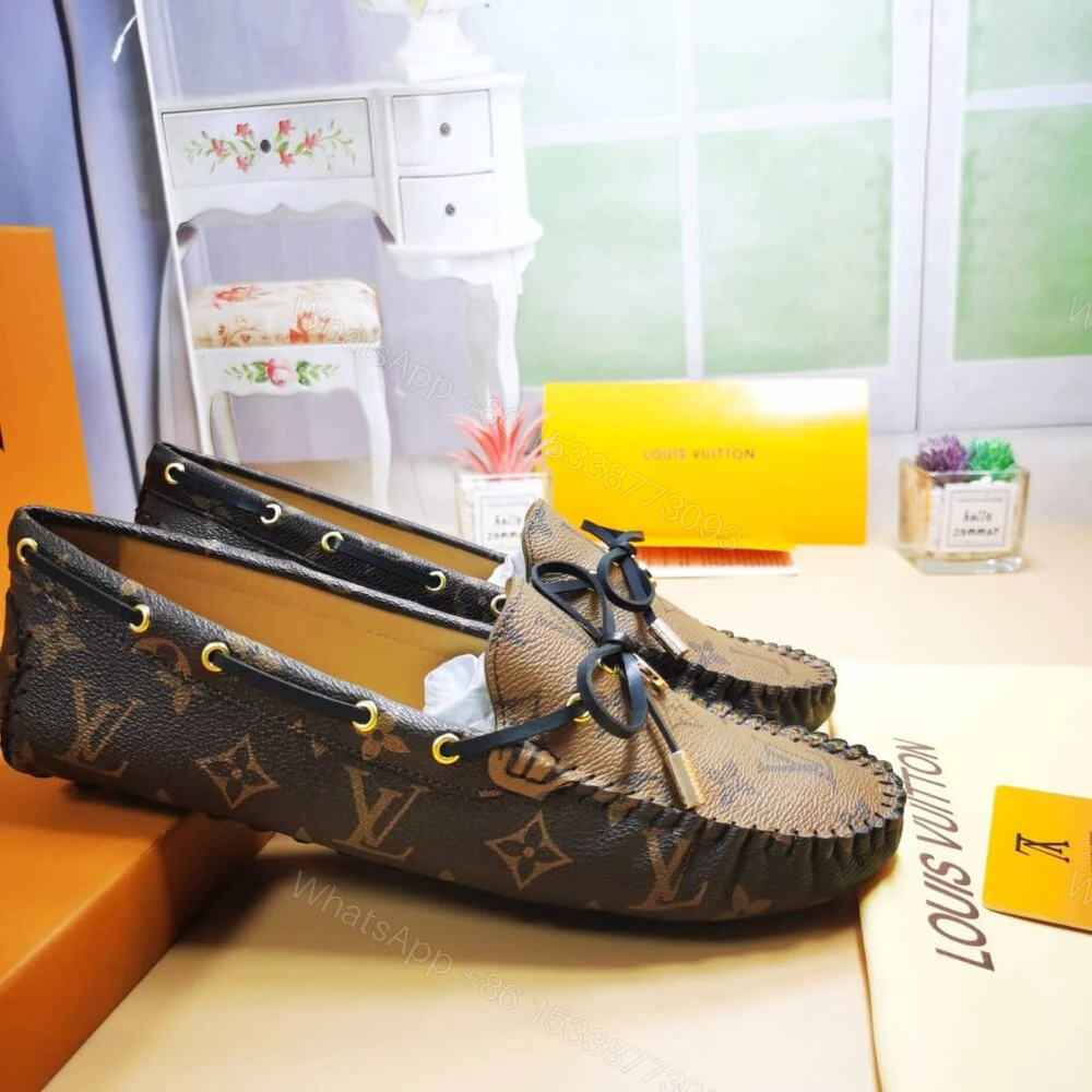 View 6 of Louis Vuitton Gloria Flat Loafers Brown 1ABV23