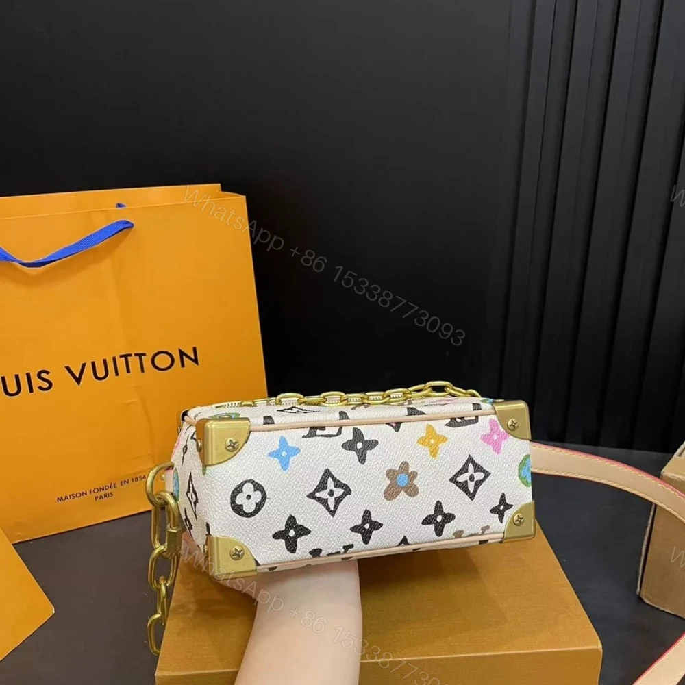 View 4 of Louis Vuitton Mini Soft Trunk Monogram Craggy Coated Canvas Vanilla 18Cm M25132