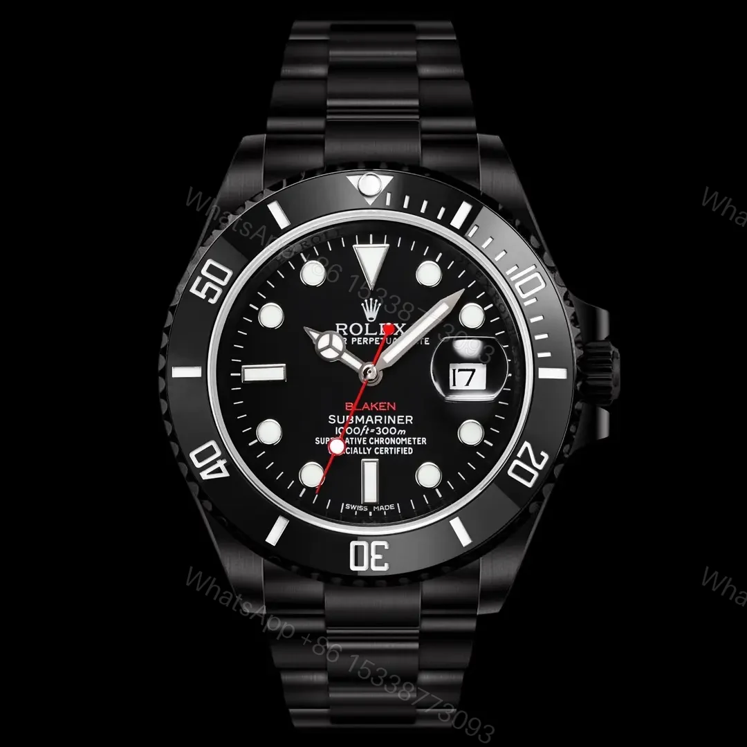 View 3 of BT Factory Clean Factory IPK Blaken Black Submariner Watch