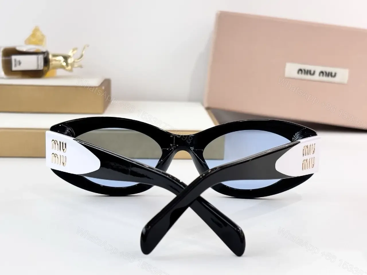View 7 of Two-Tone Cat-Eye Sunglasses: Luxe Comfort