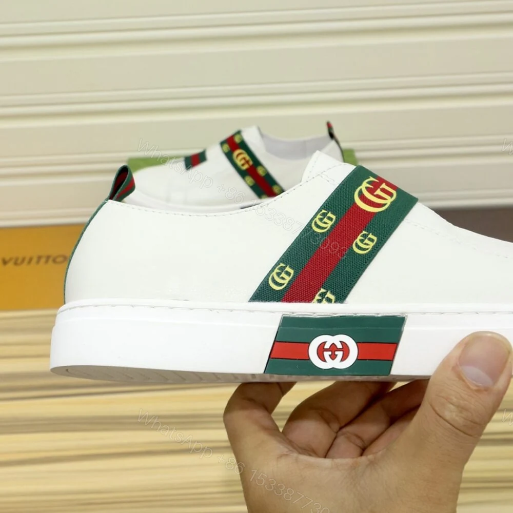 View 4 of Gucci GG Slip On Sneaker White