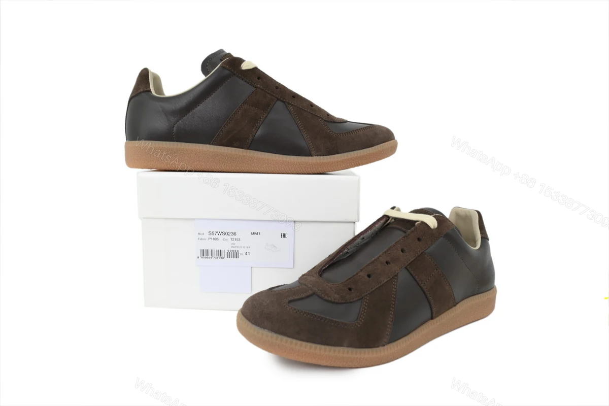 View 5 of Maison Margiela Brown Rubber