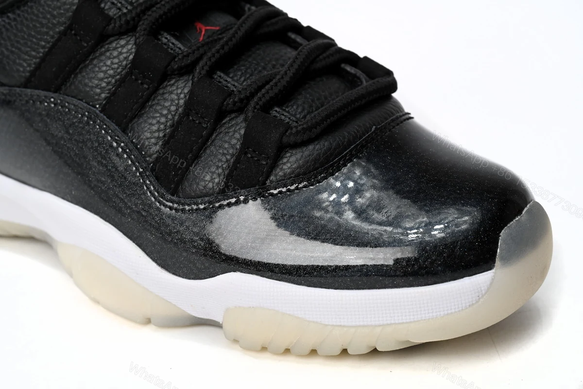 View 6 of Jordan 11 25th Anniversary Black Silver Eyelets Reps