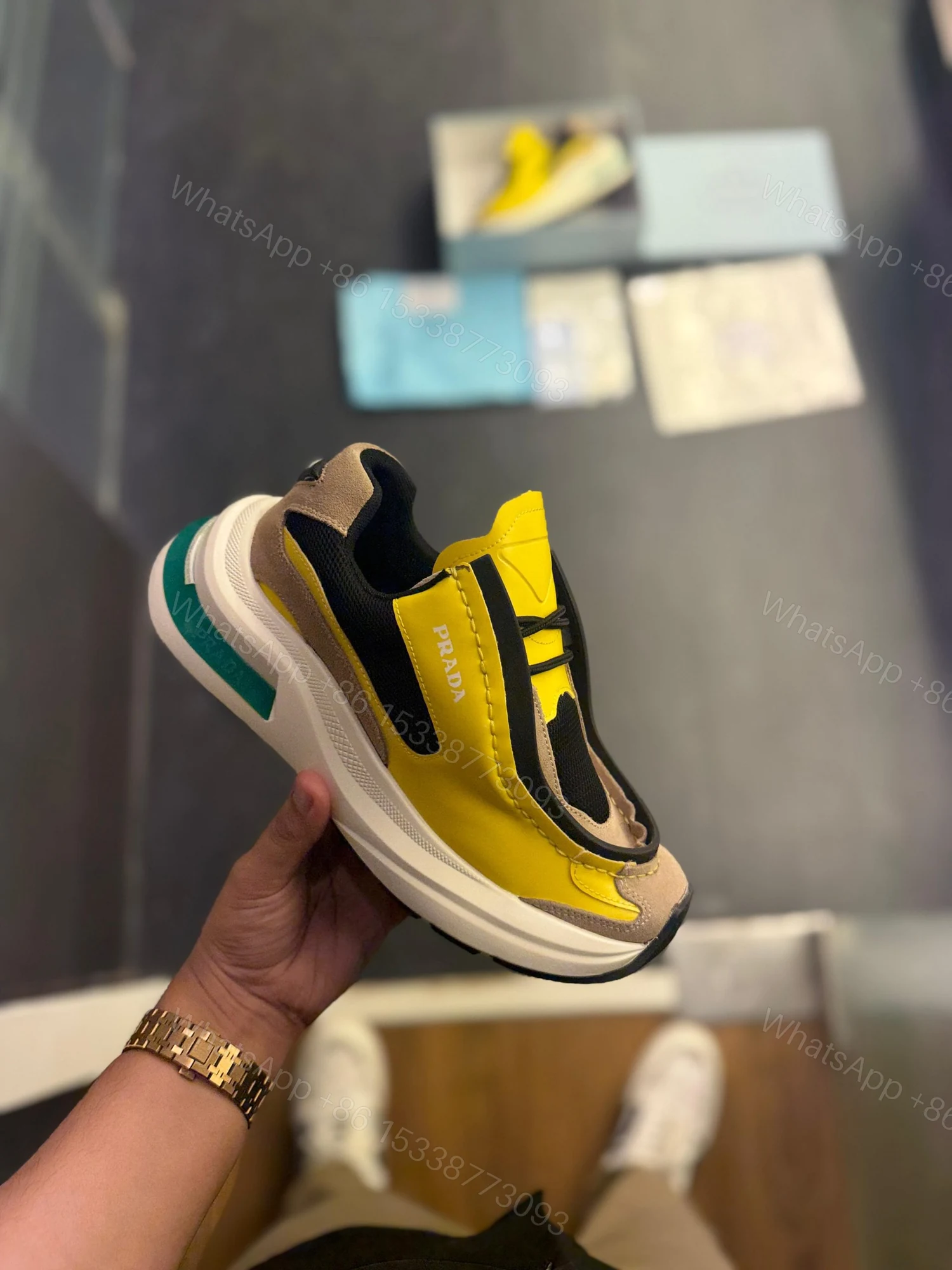 View 6 of FIRST COPY PRADA-MILAN SNEAKER FOR MEN