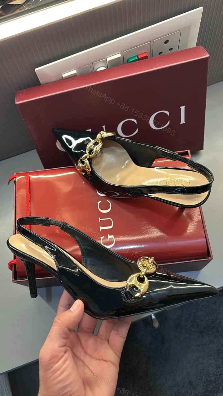 FIRST COPY Gucci black Heels — view 1