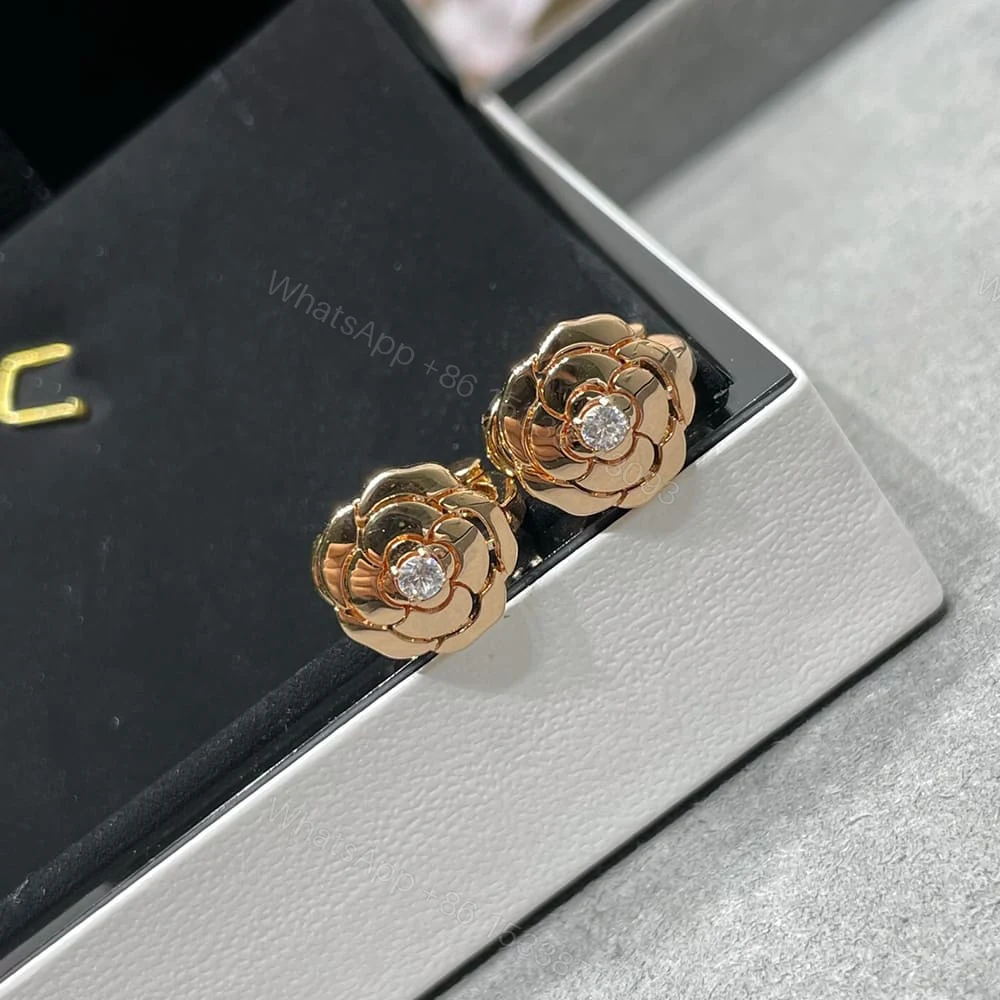 View 5 of CHANEL BOUTON EARRINGS