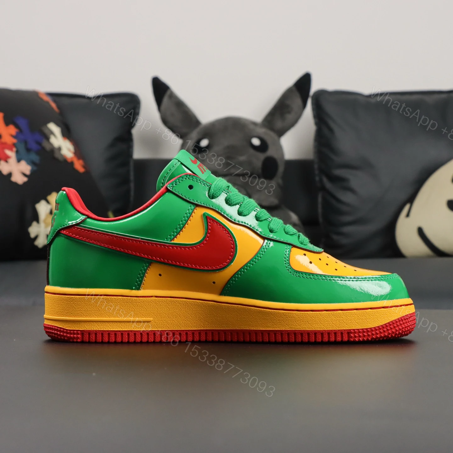 View 2 of Air Force 1 Low Lil Yachty Concrete Boys Lucky Green Reps