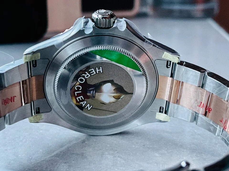 View 7 of CF FACTORY 1:1 Rolex Yacht-Master 116621 SS/RG 904L steel Black Dial VS3235