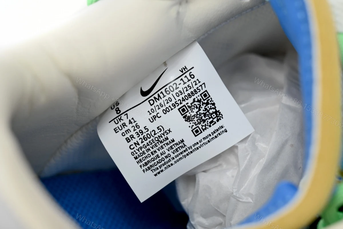 View 5 of OFF WHITE x Nike Dunk SB Low The 50 NO.26 DM1602-116